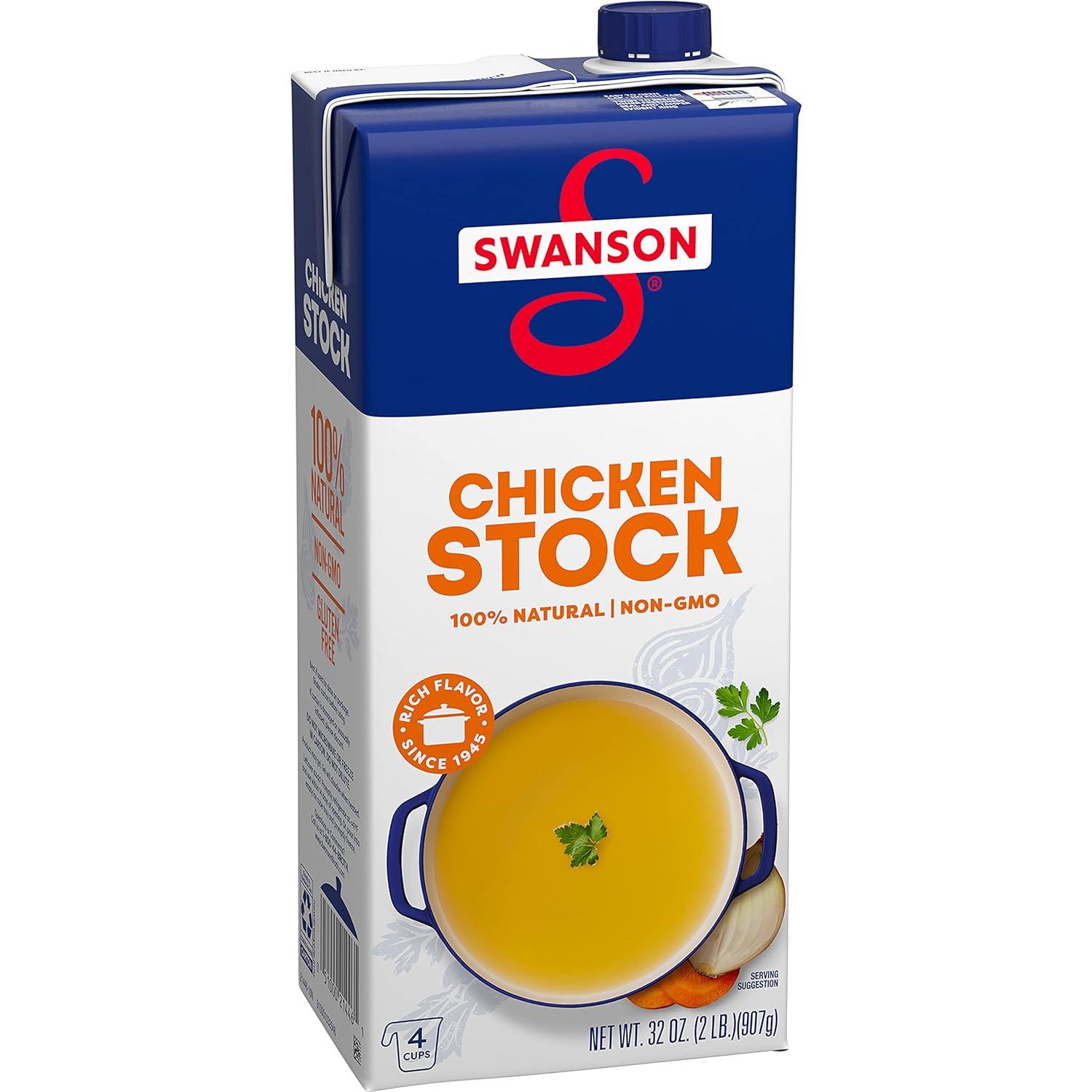 Swanson Natural Gluten-Free Chicken Stock for $1.87