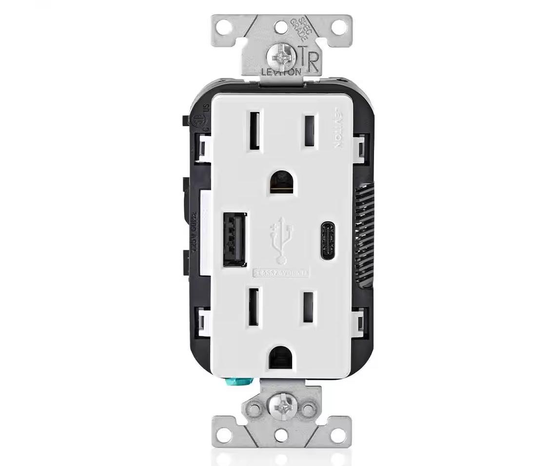Leviton 15 Amp Decora Tamper-Resistant Duplex Outlet 2 Pack for $19.98 Shipped