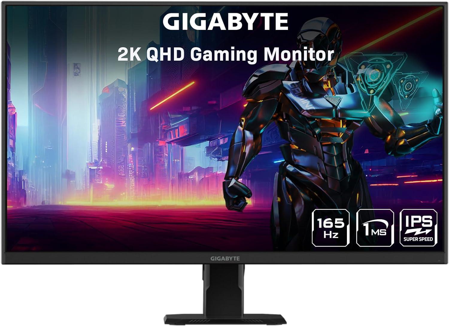 27in Gigabyte GS27Q 1440P 165Hz 1ms FreeSync IPS Gaming Monitor for $169.99 Shipped