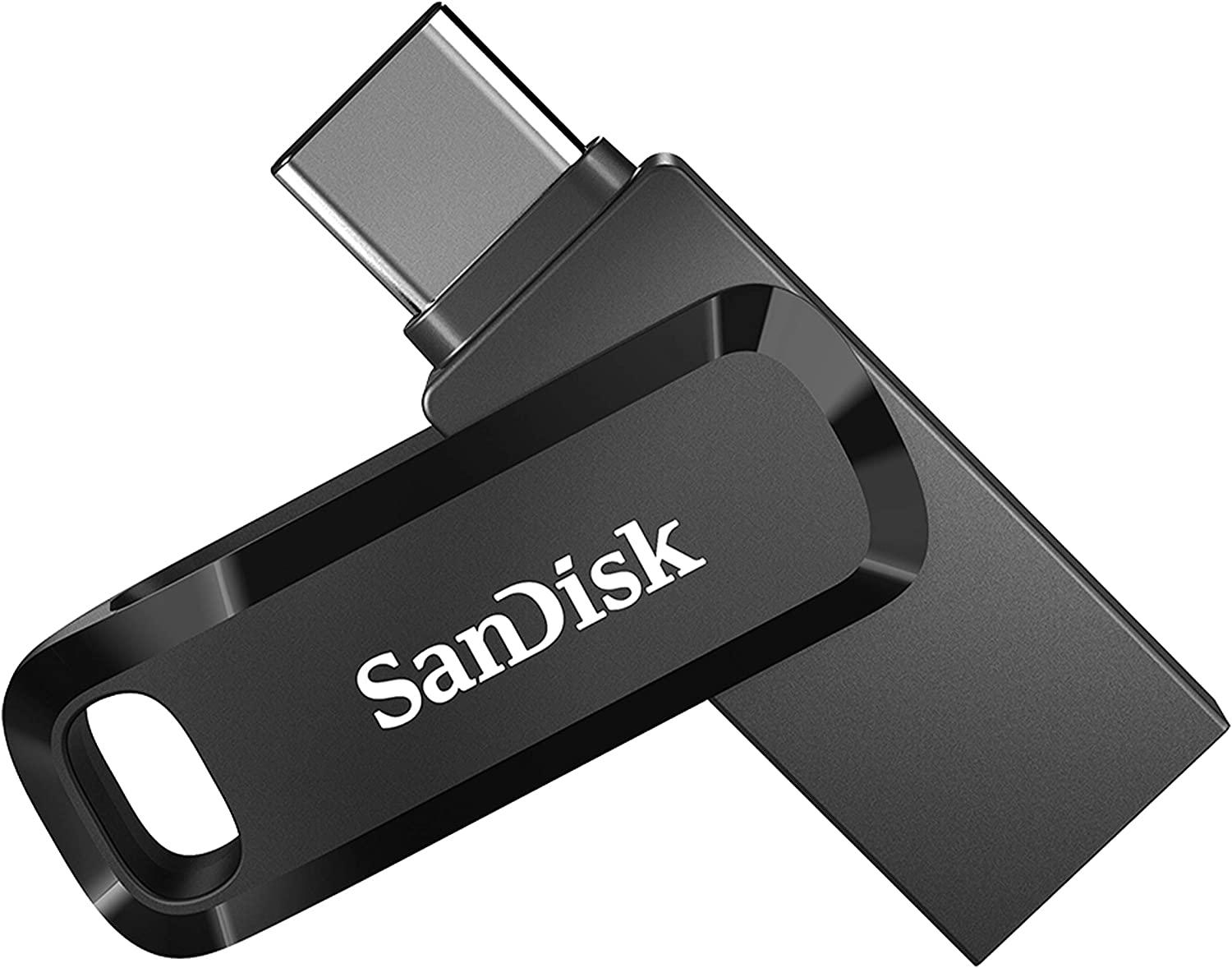 64GB SanDisk Ultra Go Dual Drive USB Type-C Flash Drive for $8.99