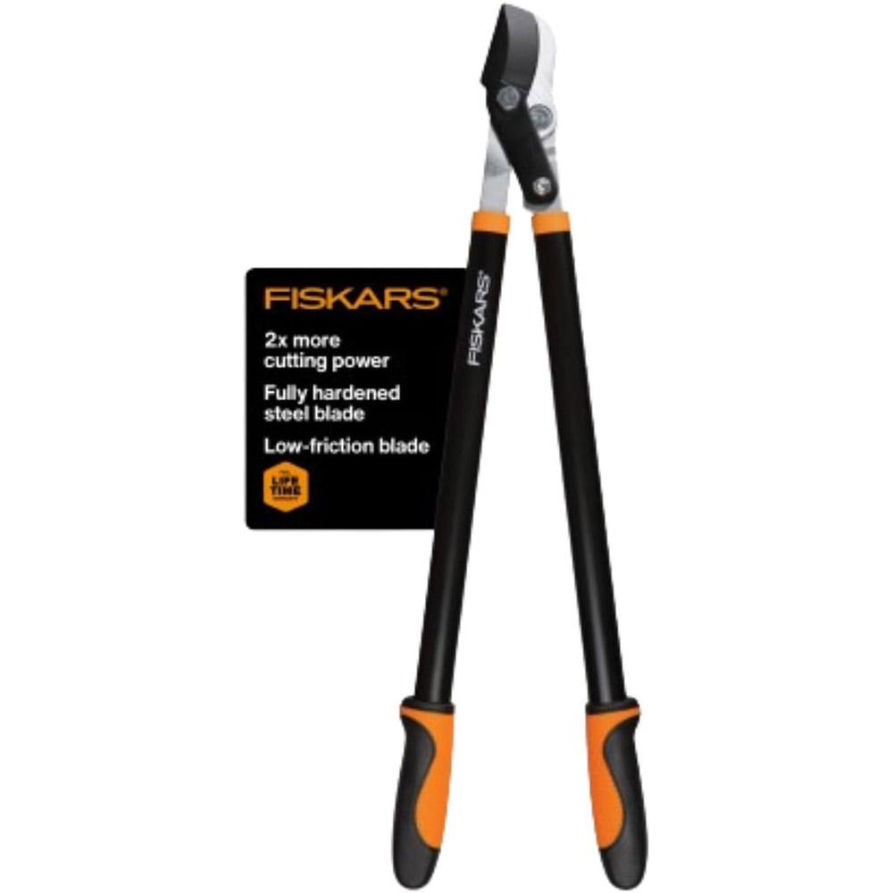 Fiskars 28in Power-Lever Steel Blade Garden Bypass Lopper and Tree Trimmer for $19.99