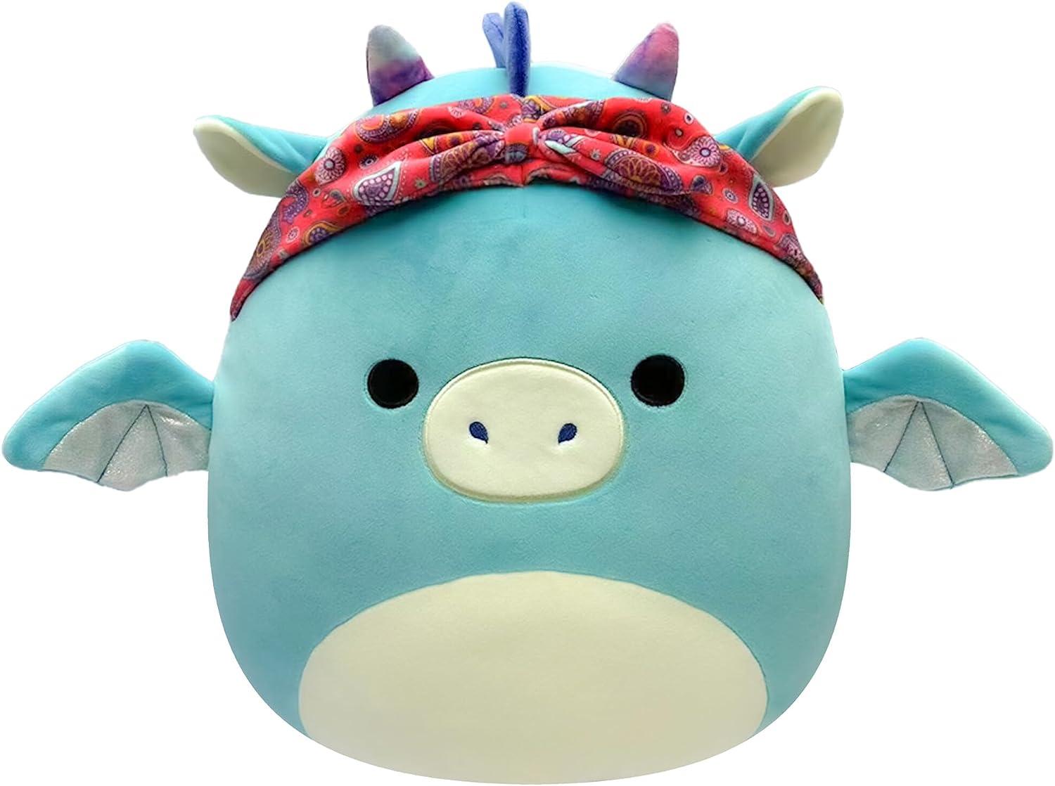 Squishmallows Original 14in Tatiana Teal Dragon for $13.49