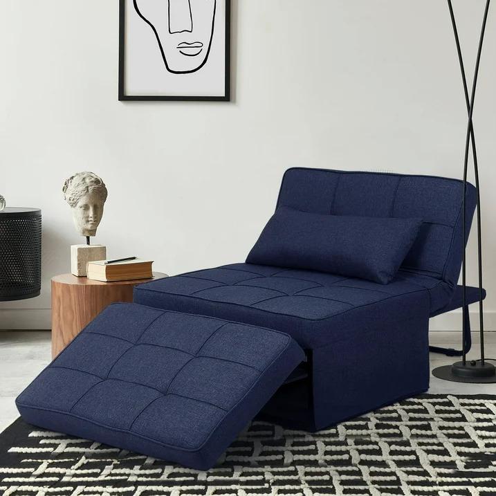 Ainfox 4-in-1 Folding Ottoman Lounge Chair for $169.99 Shipped