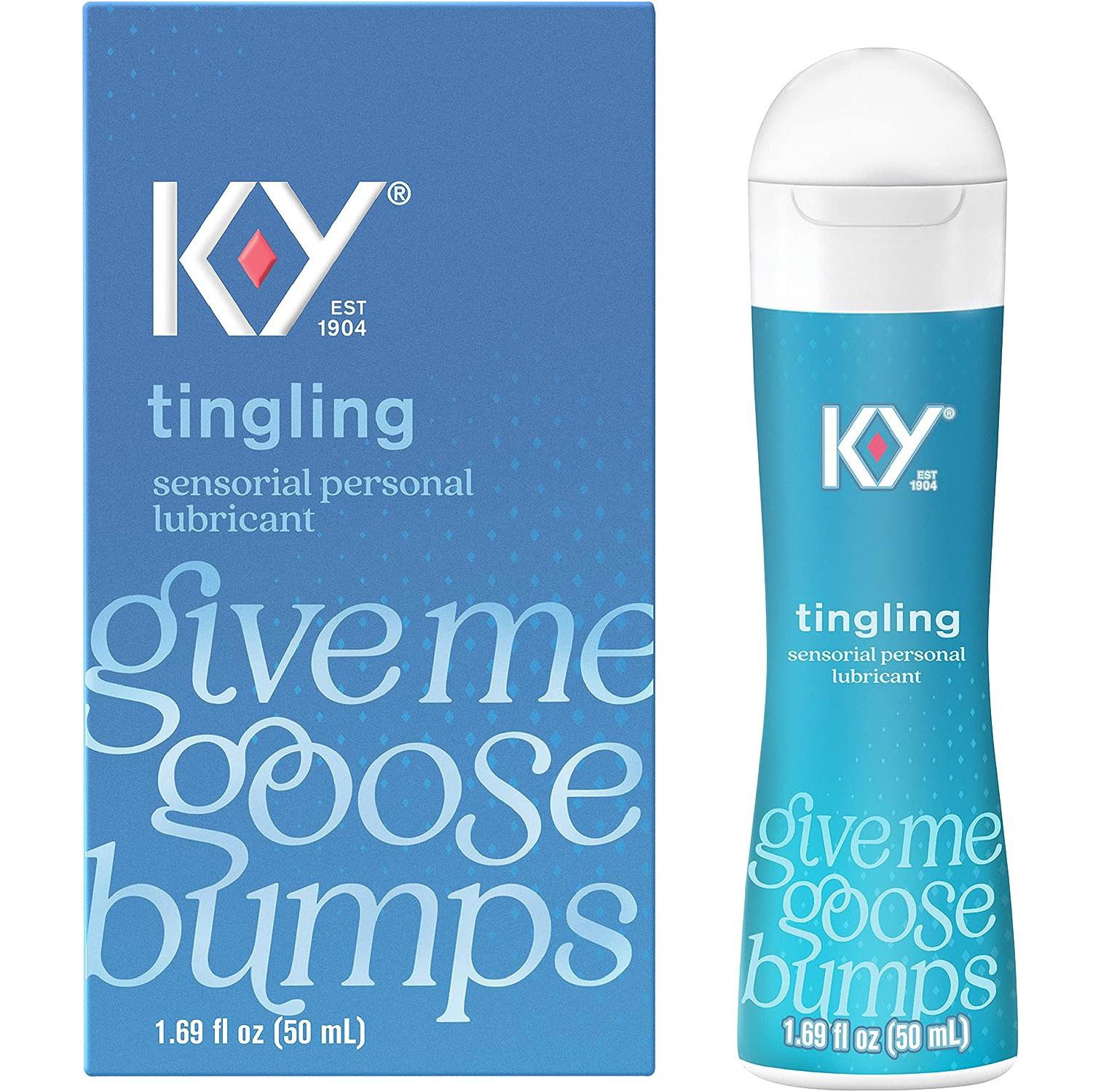 K-Y Tingling Water Based Lube Sensorial Personal Lubricant for $4.84