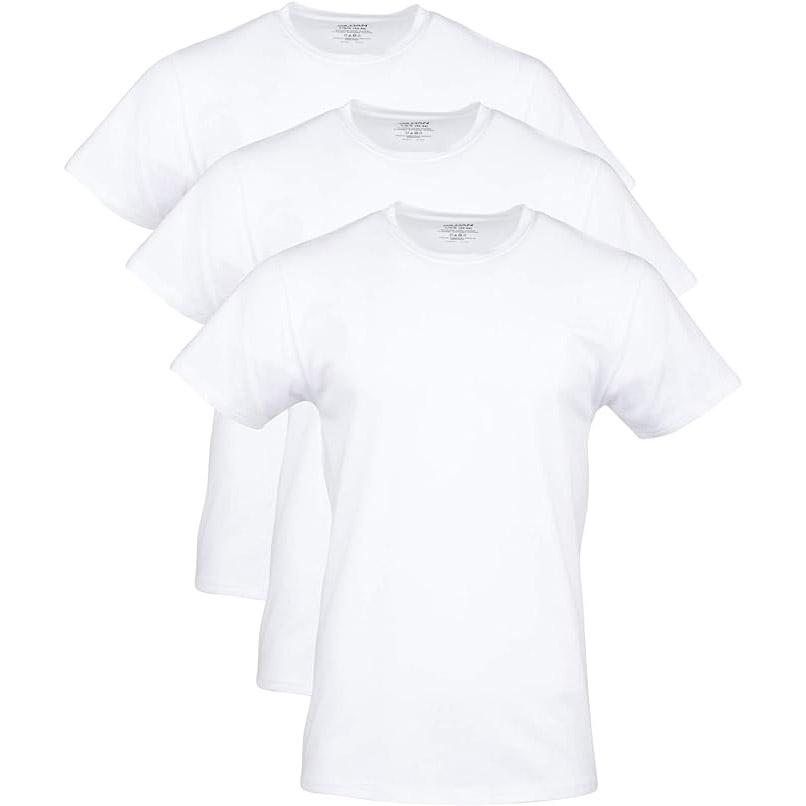 Gildan Crew Neck Cotton Stretch T-Shirts 3 Pack for $9.98