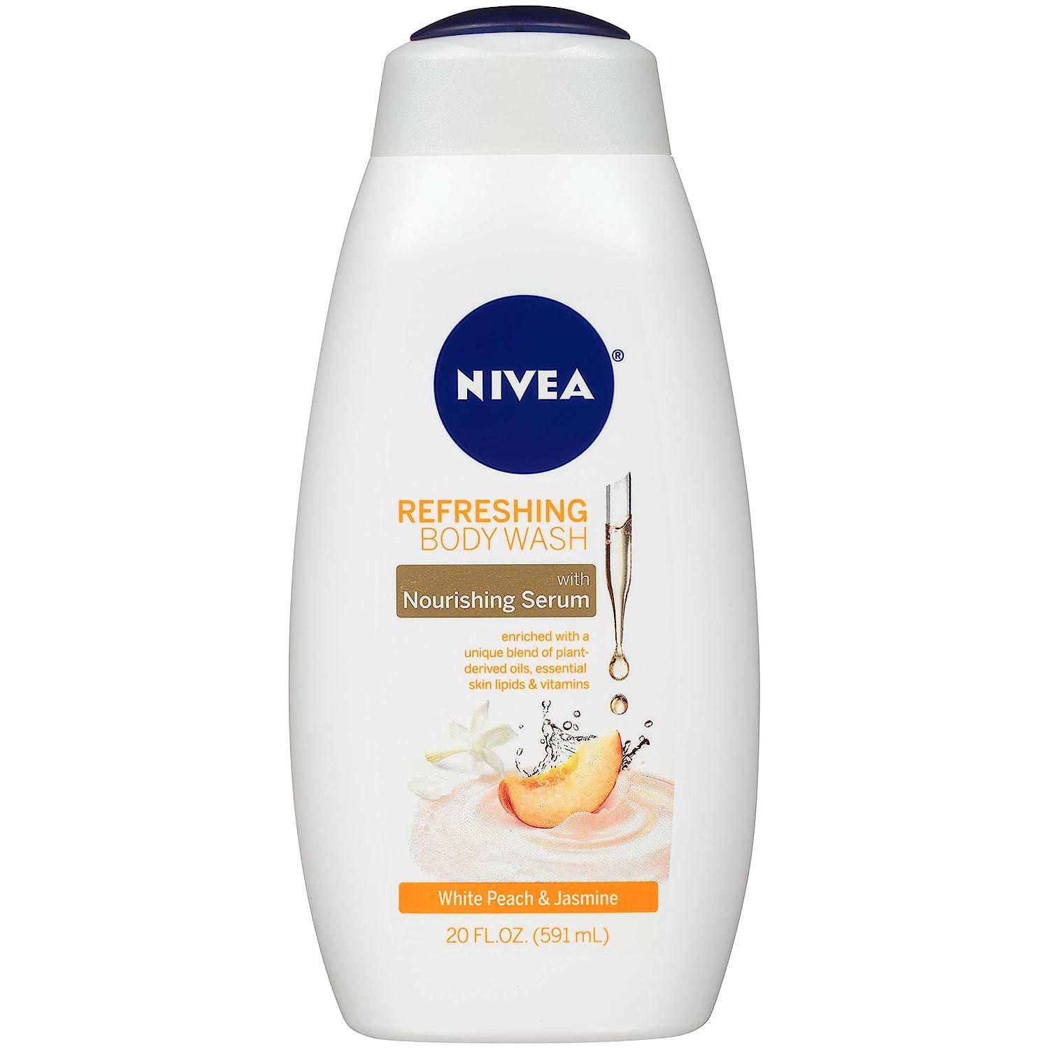 Nivea White Peach and Jasmine Body Wash with $0.80 Credit for $3.83