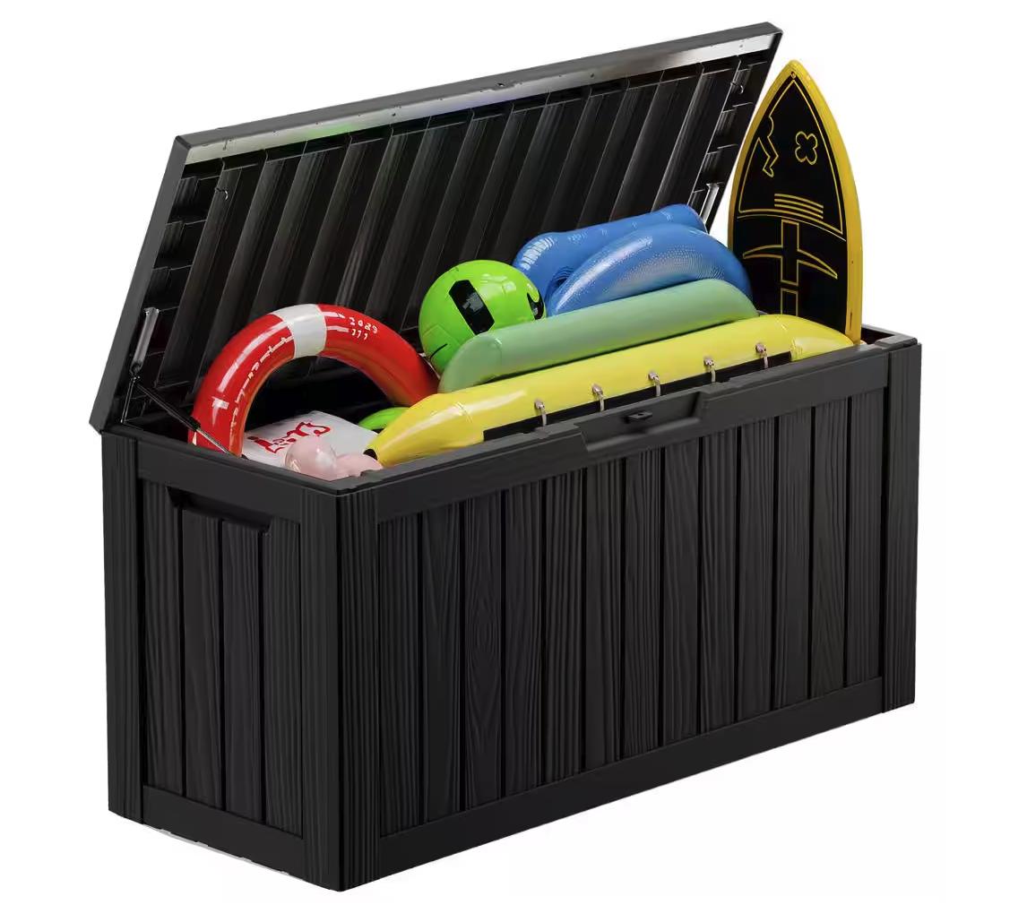 EasyUp 80G Resin Outdoor Storage Deck Box for $49.99 Shipped