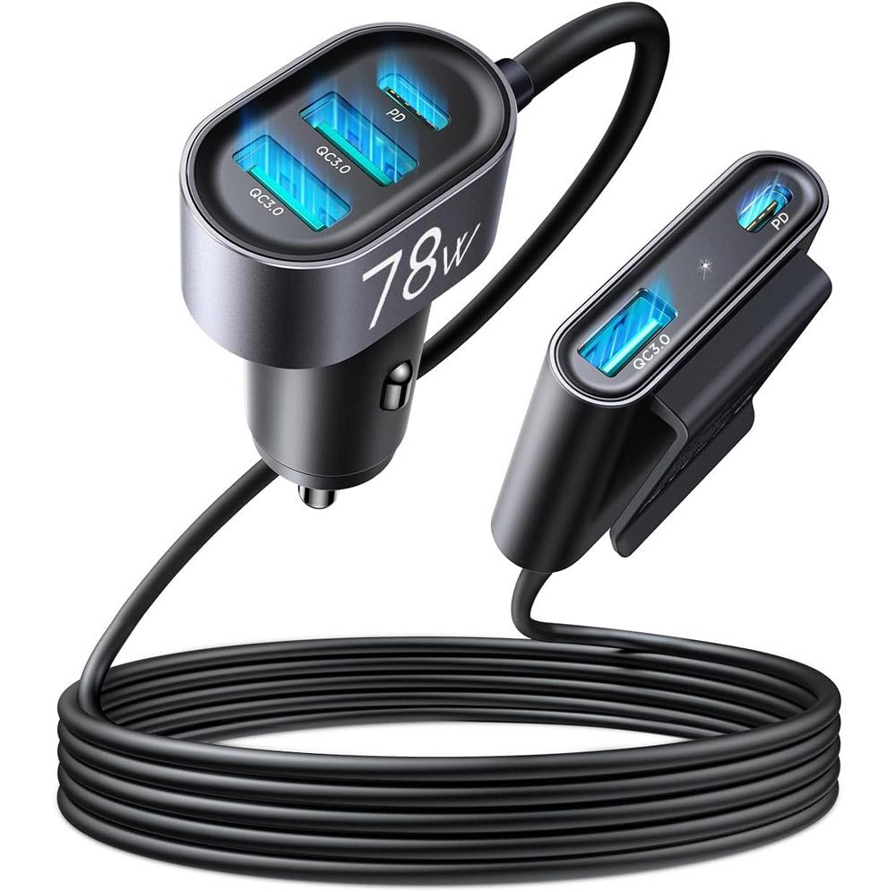 5-in-1 Multi Port USB C Car Charger for $11.79