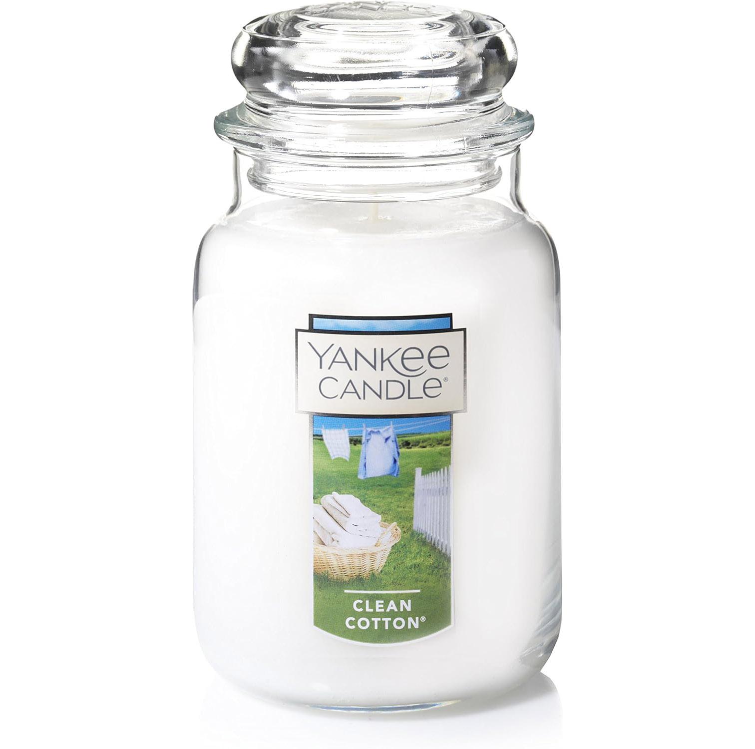 Yankee Candle Large Jar Candle Clean Cotton for $10.98 Shipped