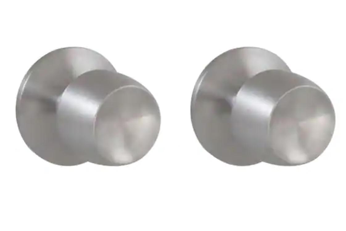 Defiant Brandywine Stainless Steel Doorknobs 2 Pack for $6.99 Shipped