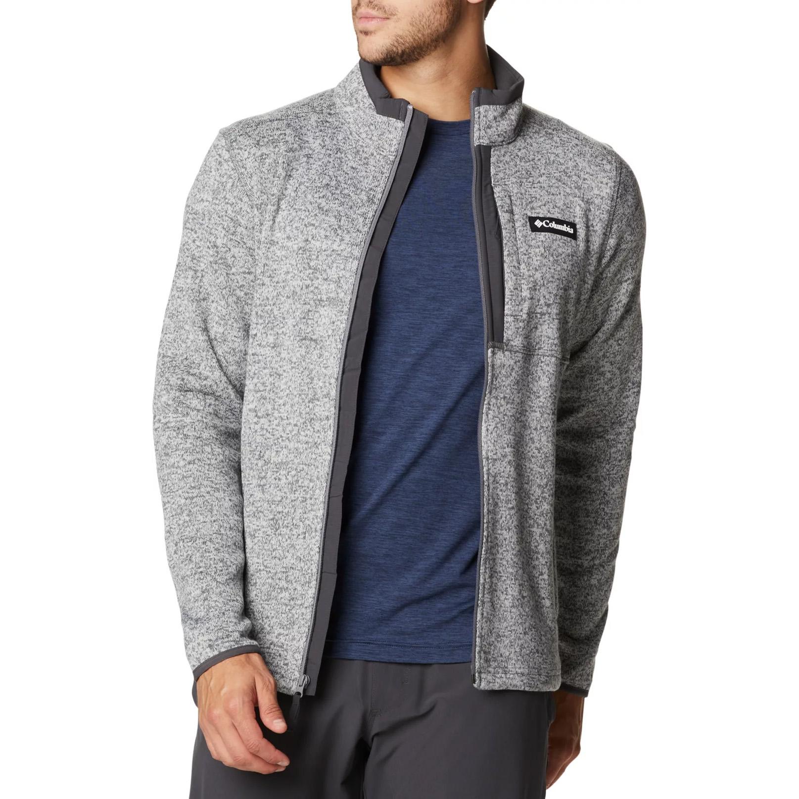 Columbia Men\'s Sweater Weather Full Zip Jacket for $32.22
