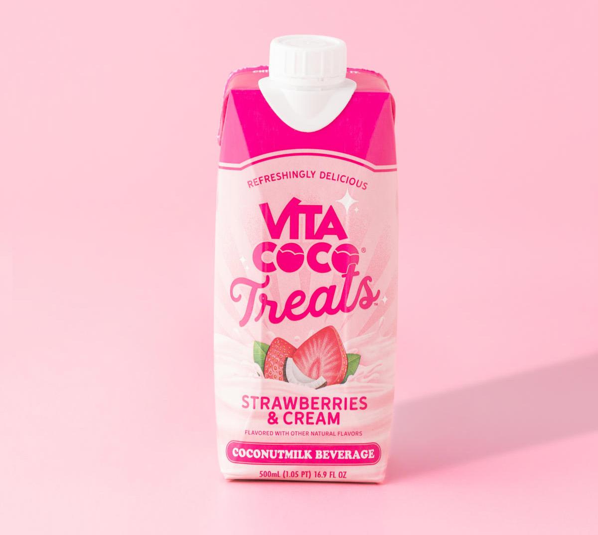 Vita Coco Strawberries and Cream Treats Coconutmilk Drink for Free After Rebate