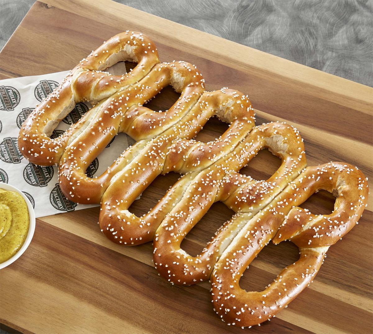 Free Philly Pretzel Factory Philly Style Pretzel on April 26