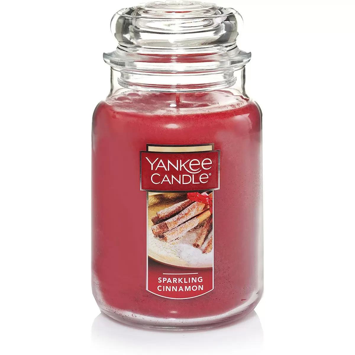 Yankee Candle Large Jar Candle Sparkling Cinnamon 22oz for $11.82