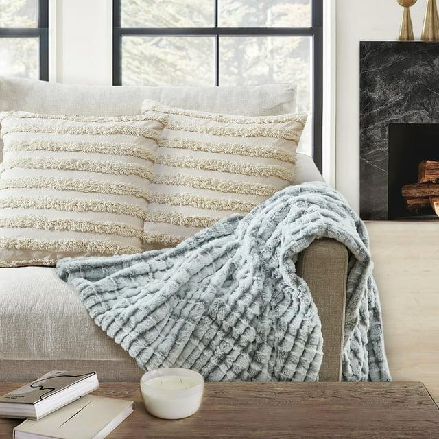 Better Homes and Gardens Faux-Fur Throw Blanket for $7.05