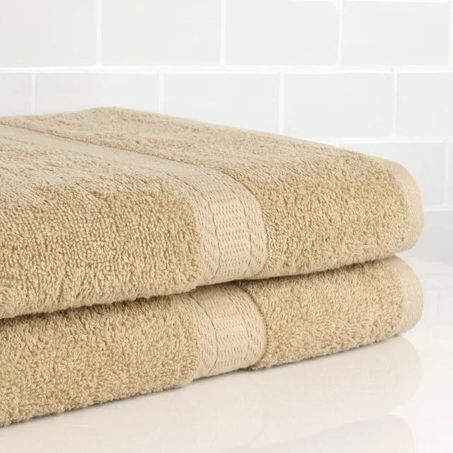 Mainstays 30x60 Solid Bath Sheet Set 2-Pieces for $5.34