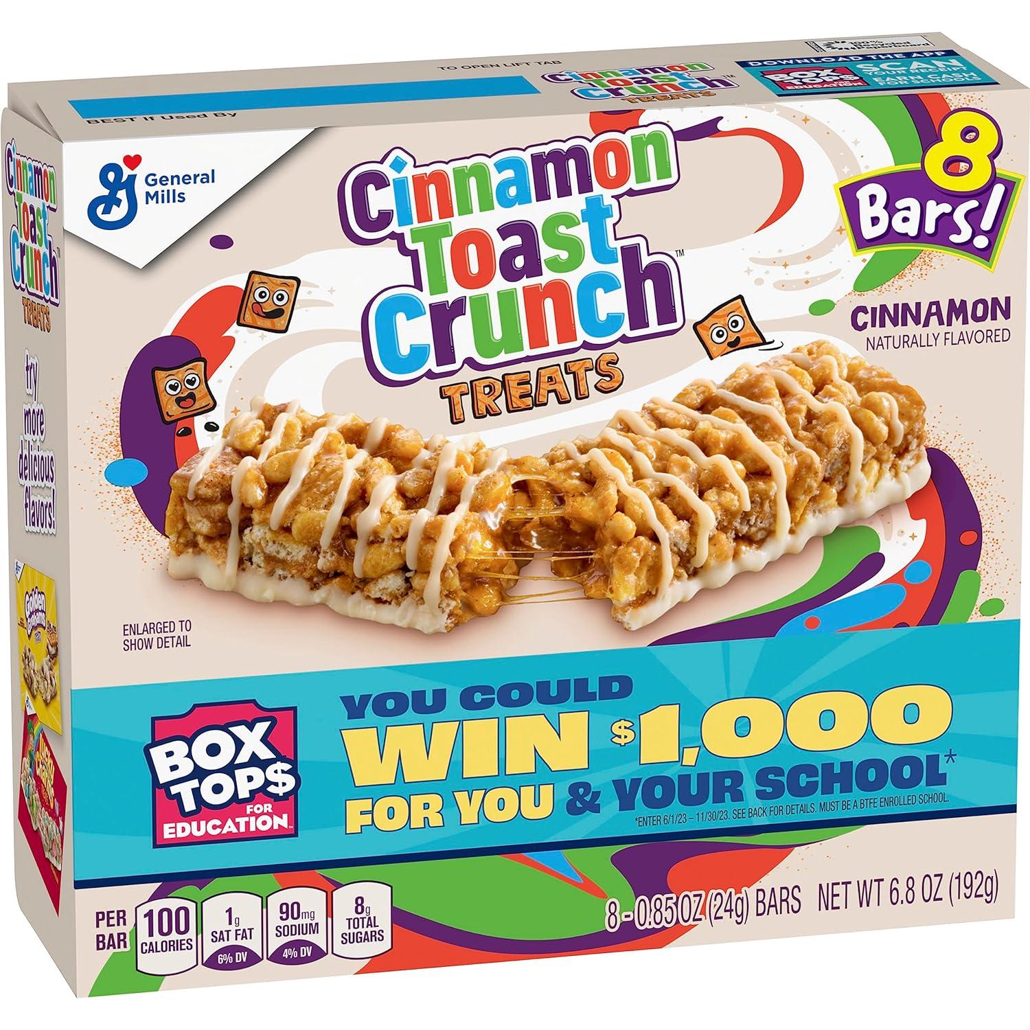 Cinnamon Toast Crunch Breakfast Cereal Treat Bars for $1.49 Shipped