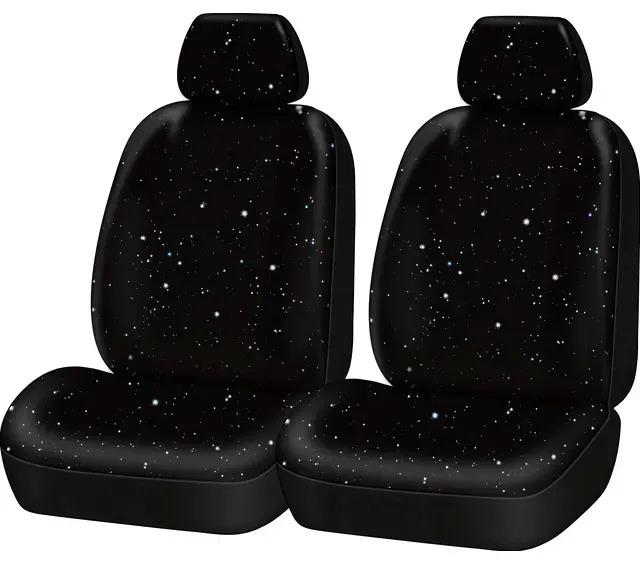 Auto Drive Universal Fit Cloth Car Seat Cover 2 Pack for $5.46