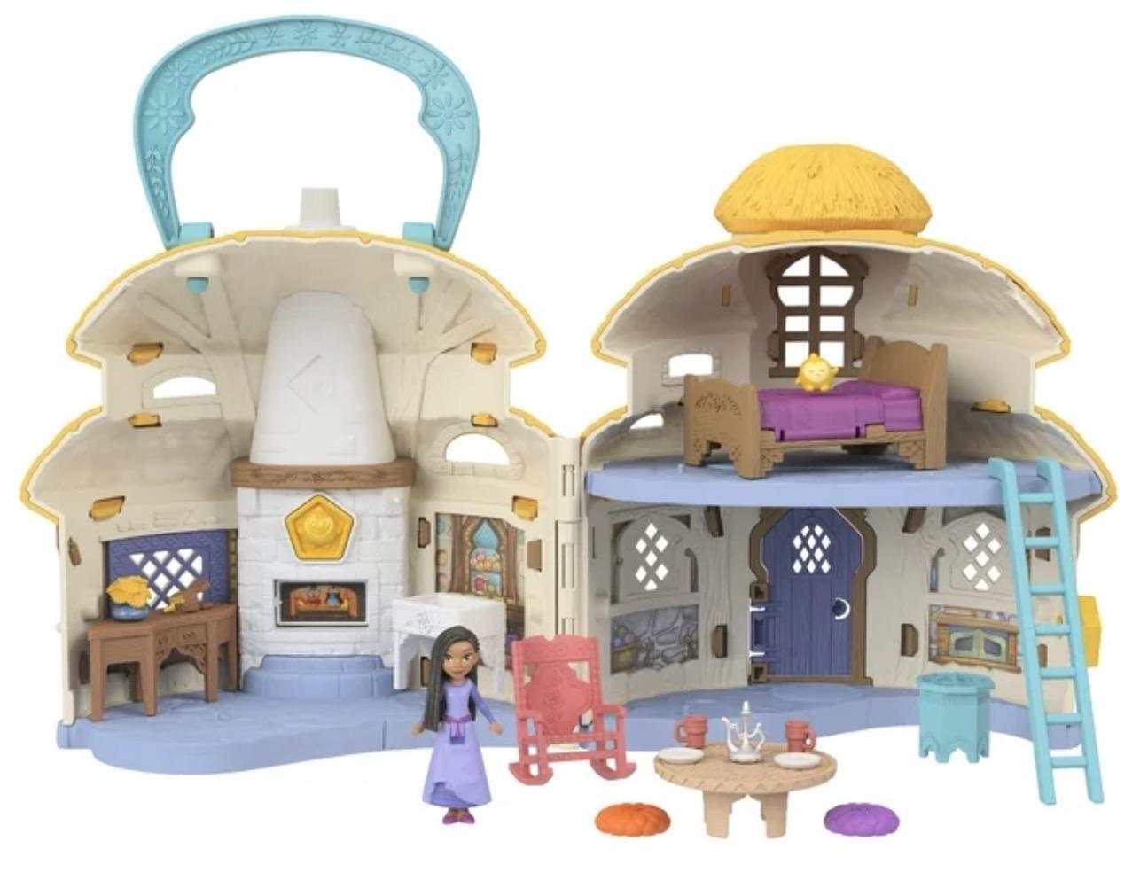 Mattel Disney Wish Cottage Home Playset with Asha of Rosas Mini Doll for $5.08