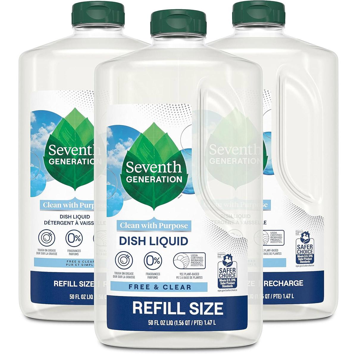 Seventh Generation Hand Dish Wash Refill 3 Pack for $17.07 Shipped