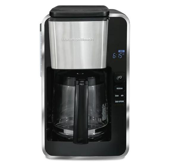 Hamilton Beach Front Fill Deluxe Programmable Coffee Maker for $17.02