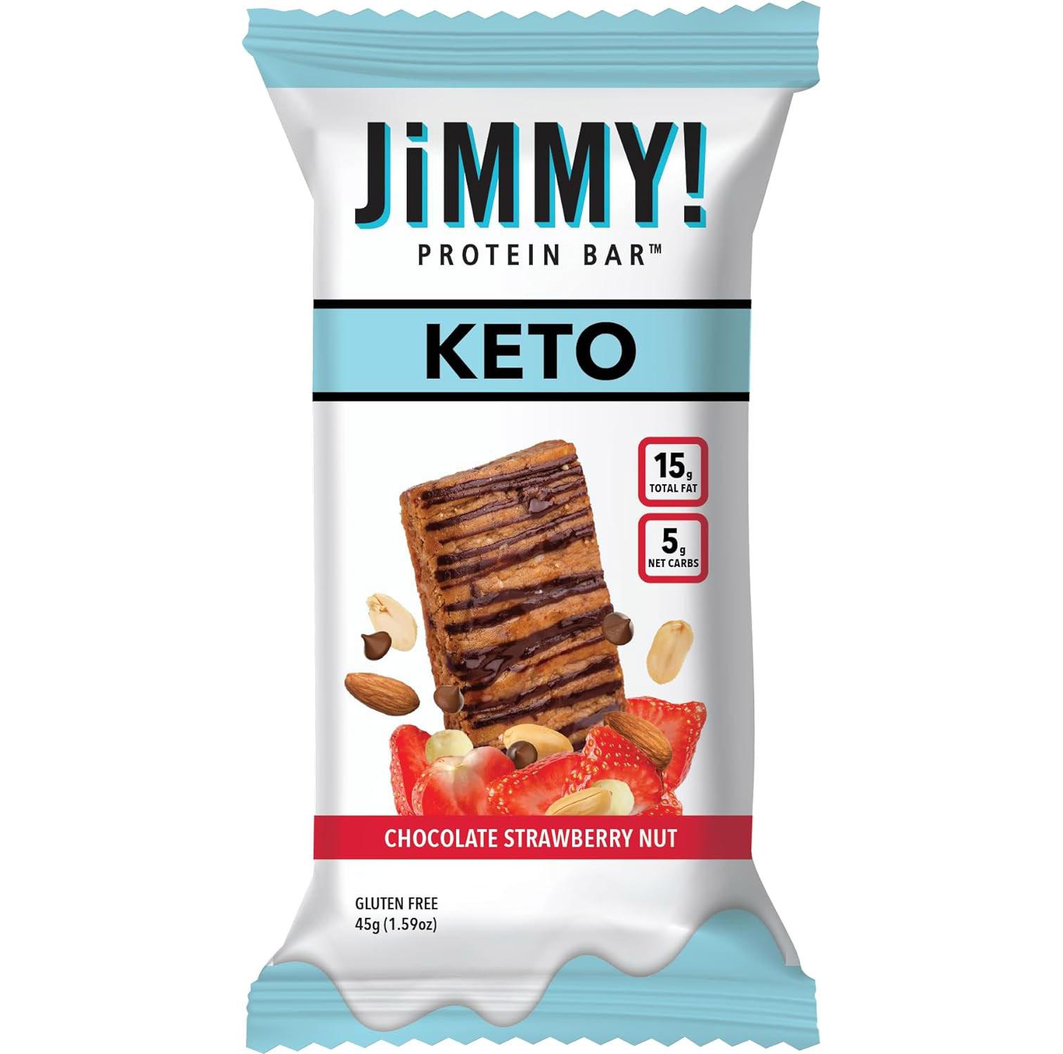 JiMMY Keto Energy Protein Bars 12 Pack for $9.86 Shipped