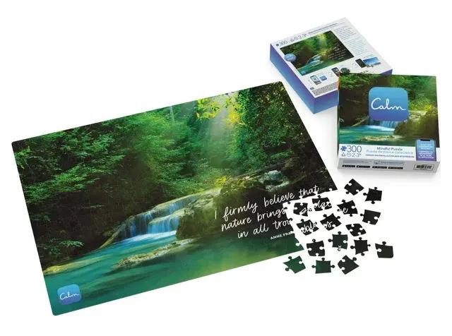 Spin Master Hidden Waterfalls 300-Piece Calm Jigsaw Puzzle for $2.06