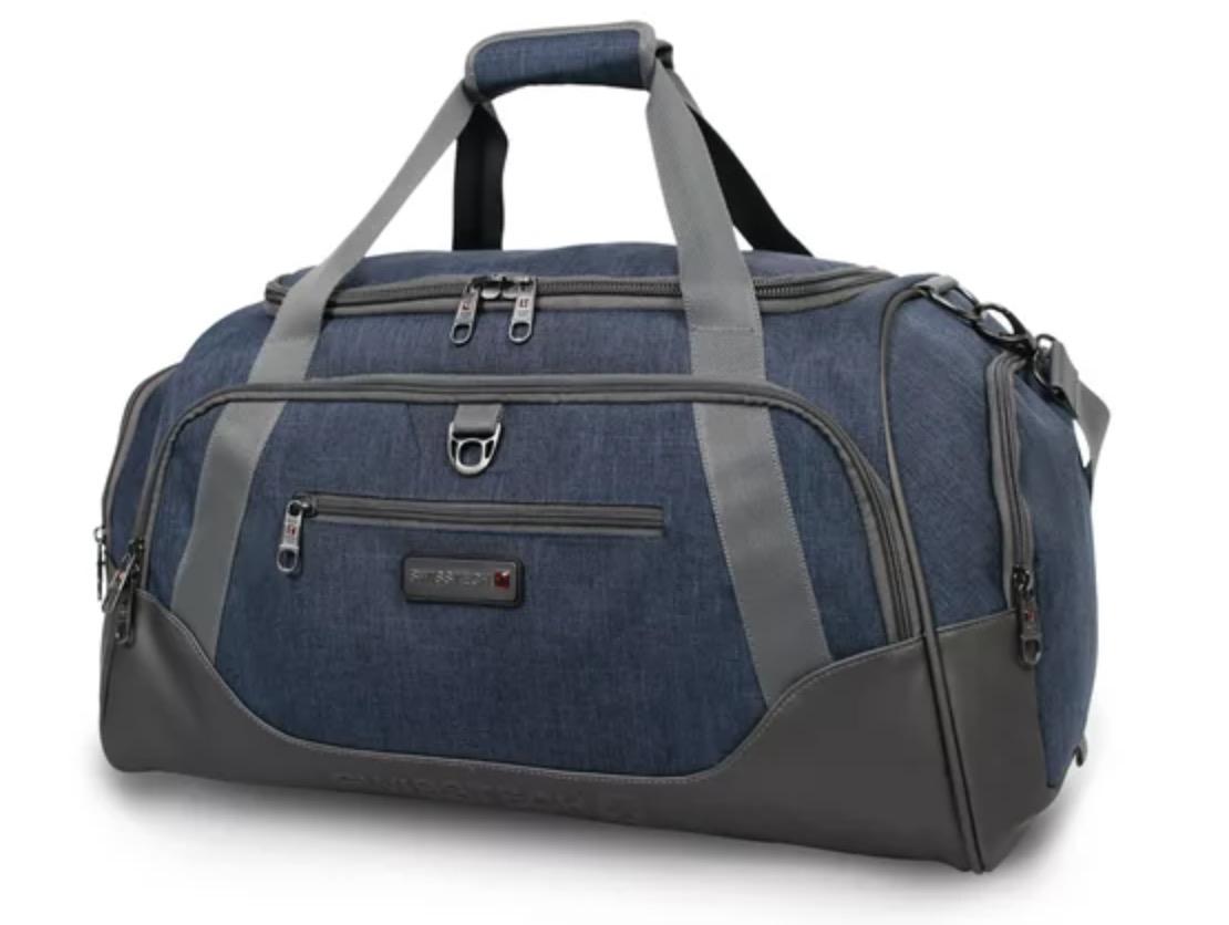 SwissTech Excursion Blue 24in Travel Duffel Bag for $15