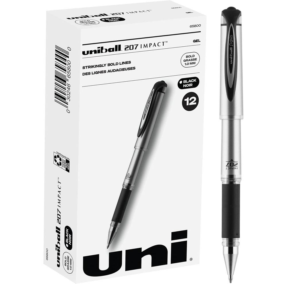 Uniball Signo 207 Impact Stick Gel Pen 12 Pack for $7.92