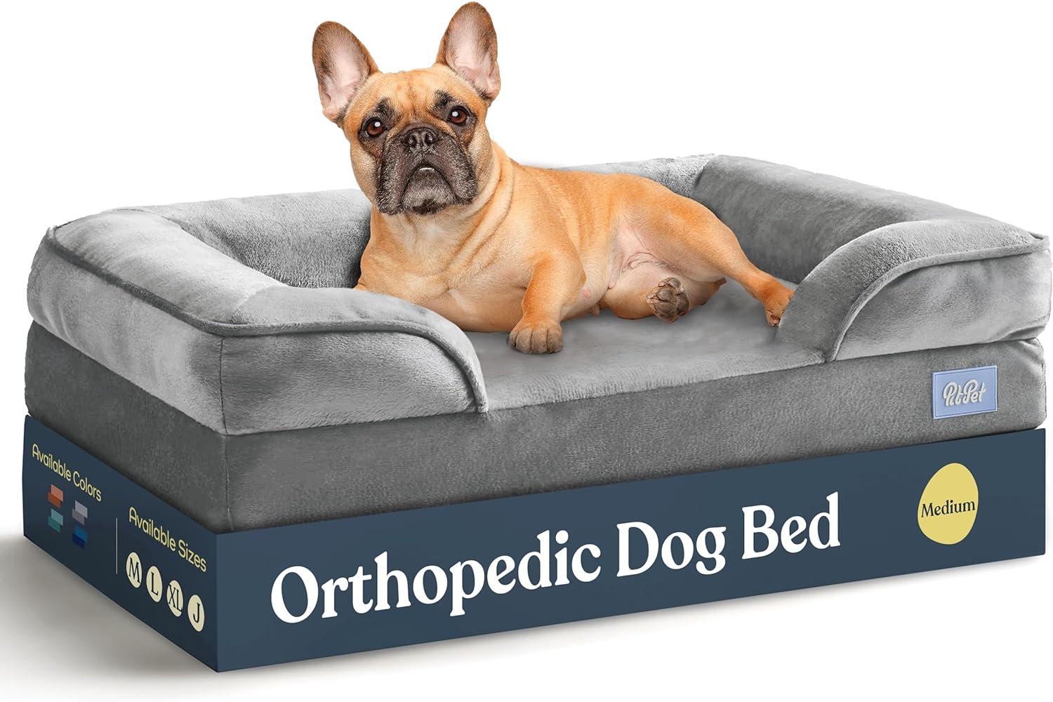 Orthopedic Medium Sofa Dog Bed for $21.99