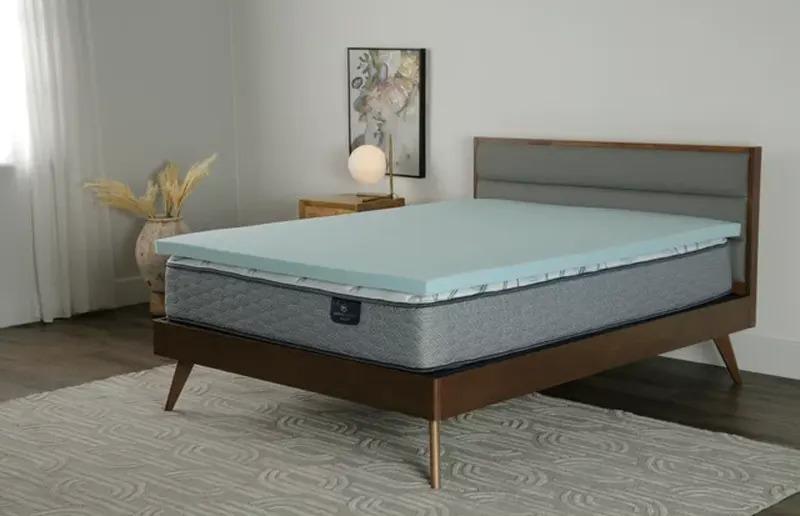 Serta Thermagel 2in Cooling Memory Foam Mattress Topper for $21.71