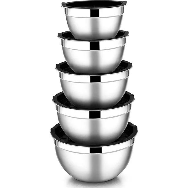Vesteel Mixing Bowls with Lids Set of 5 for $18.99
