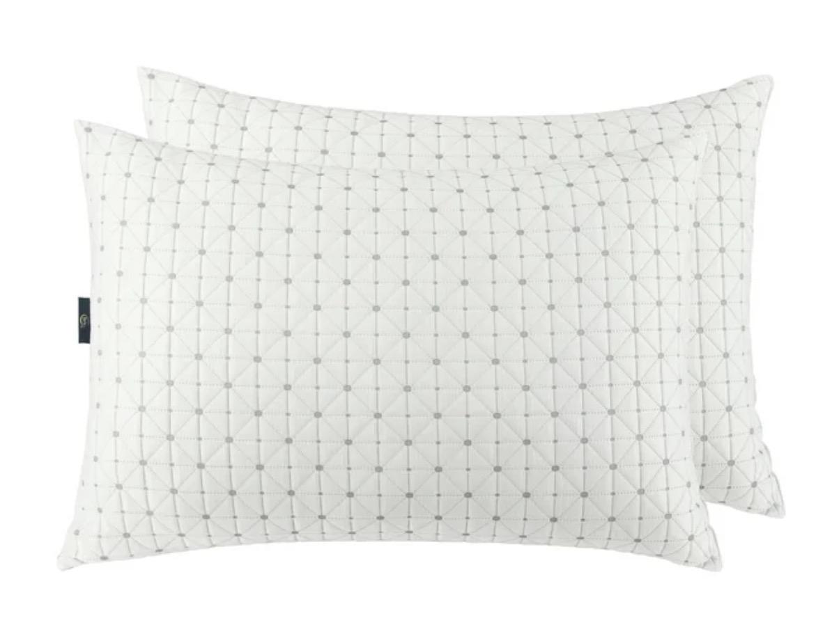 Serta Sertapedic Charcool Bed Pillow 2 Pack for $17.96