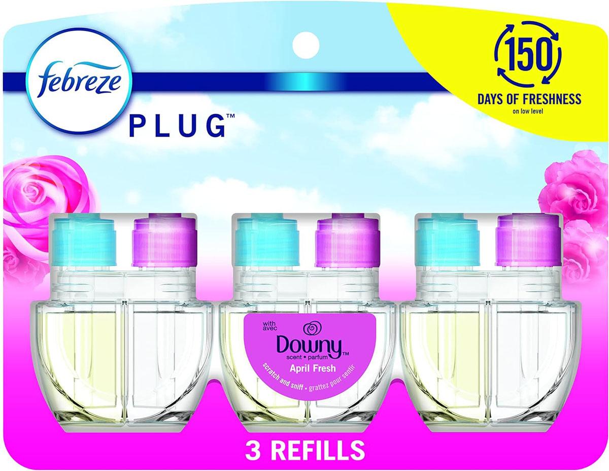 Febreze Odor-Fighting Fade Defy PLUG Air Freshener Refill for $8.41