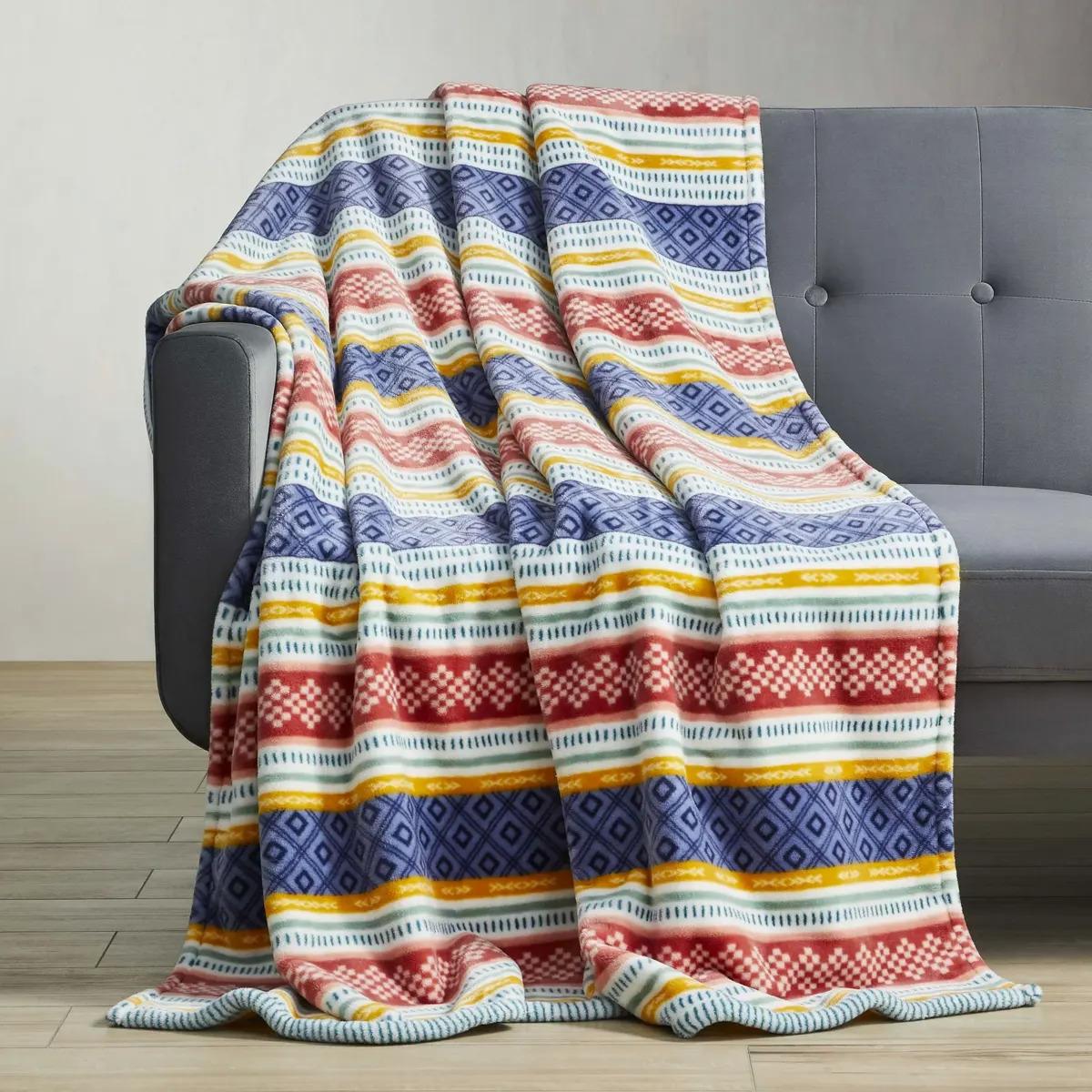 Better Homes and Gardens Oversized Throw Striped for $5.84
