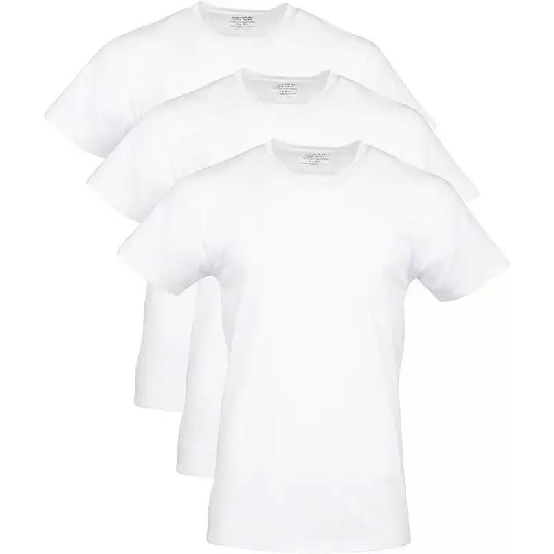 Gildan Mens Cotton Stretch Crew T-Shirts 3 Pack for $9.47