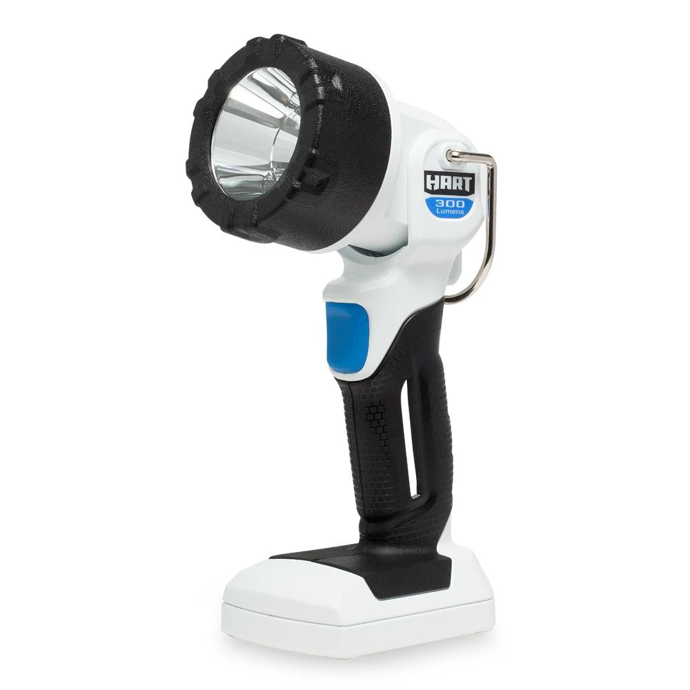 HART Rechargeable Handheld Spot Work Light with Rotating Head for $11.04