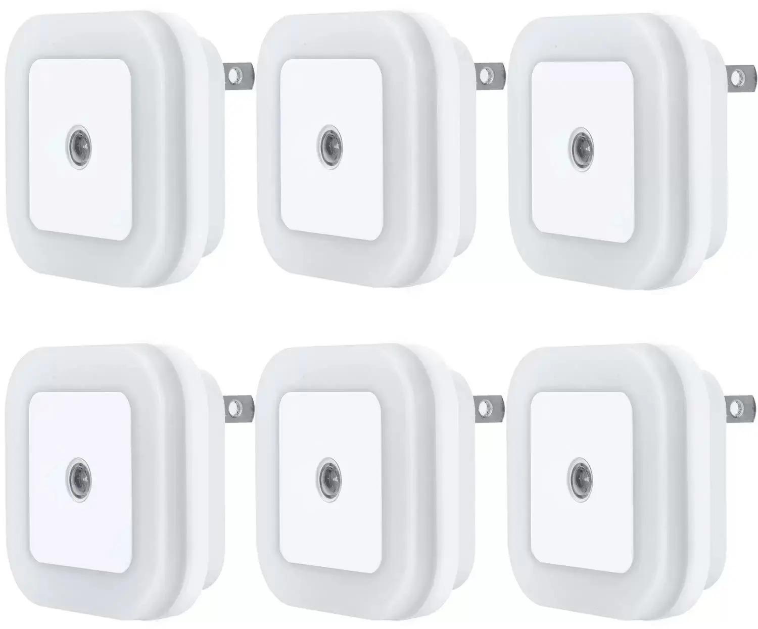 Uigos Plug-in Dusk to Dawn Sensor LED Night Lights 12 Pack for $9.59