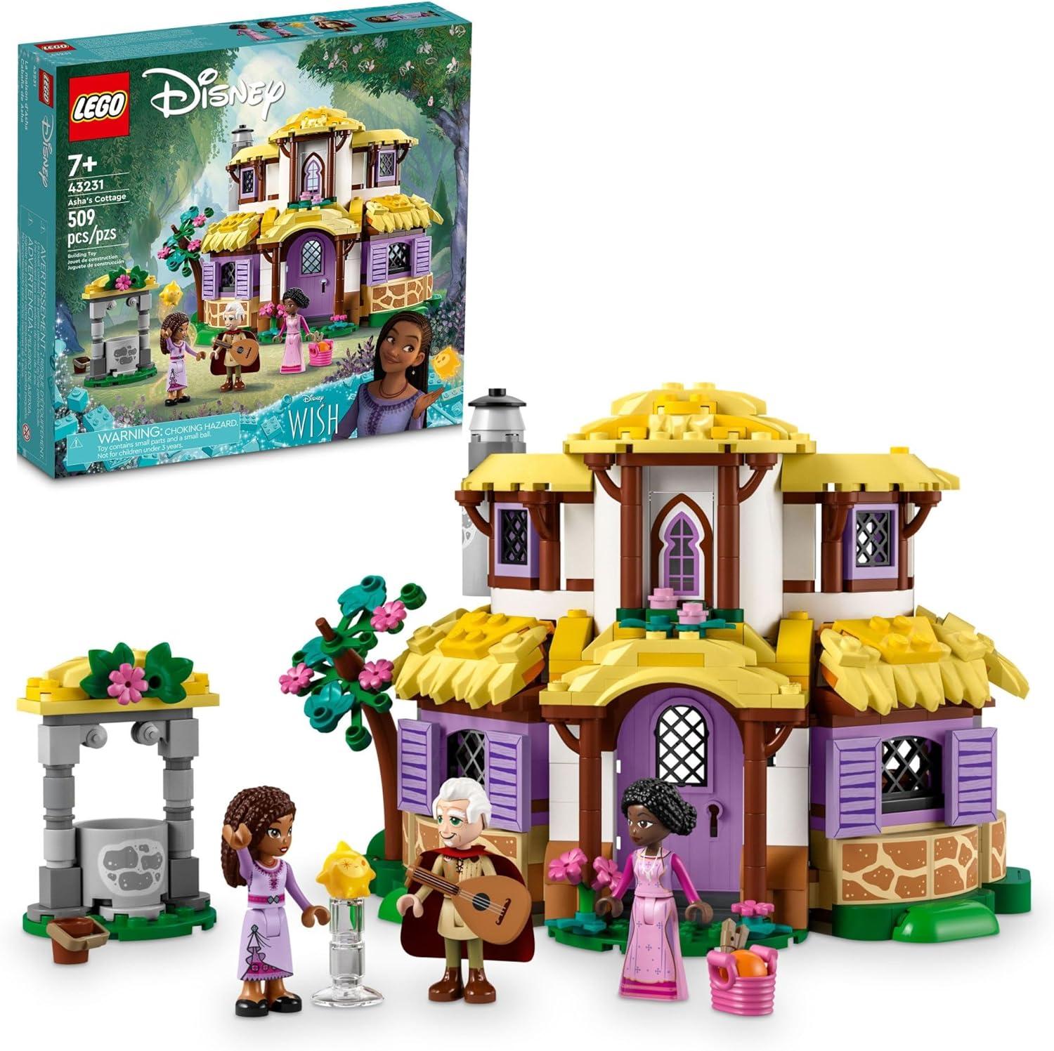 Lego Disney Wish Ashas Cottage Building Toy Set 43231 for $24.99
