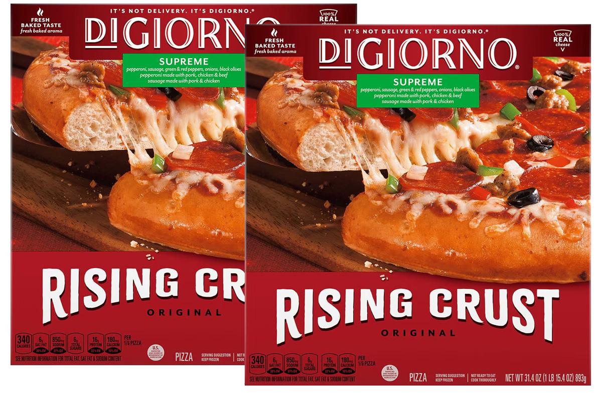 DiGiorno Supreme Rising Crust Pizza 2 Pack for $8.81