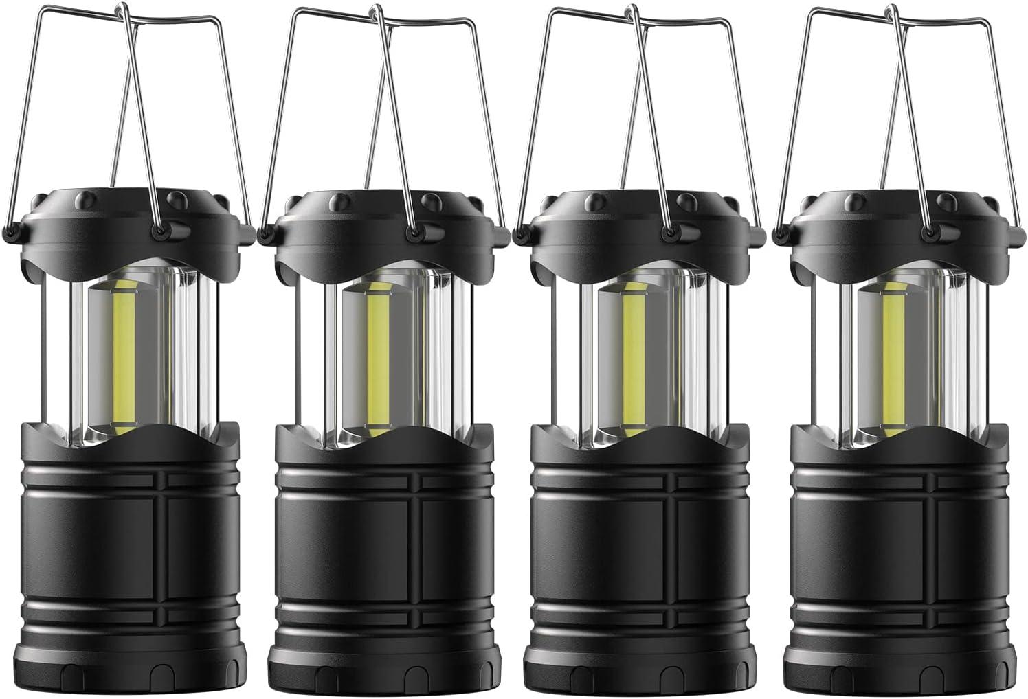 Lichamp Battery Powered LED Camping Lanterns 4 Pack for $22.99