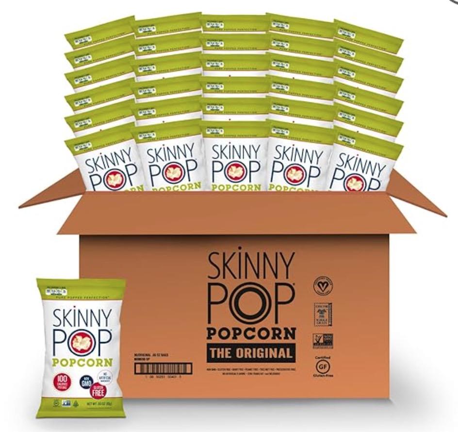 SkinnyPop Original Popcorn 30 Pack for $11.47