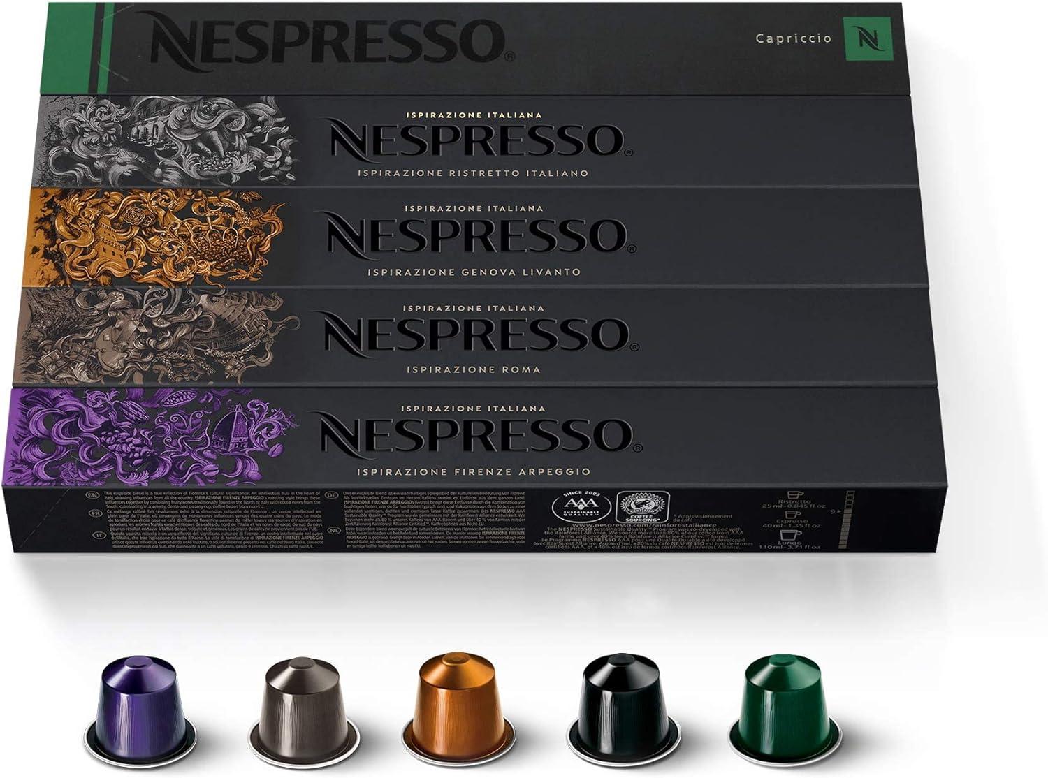 Nespresso Capsules OriginalLine Pods 50 Pack for $28.90