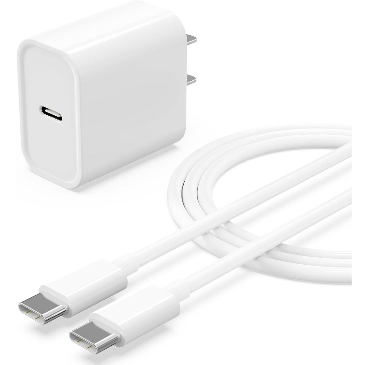 USB-C Charging Block and 6ft USB-C Cable for $3.99