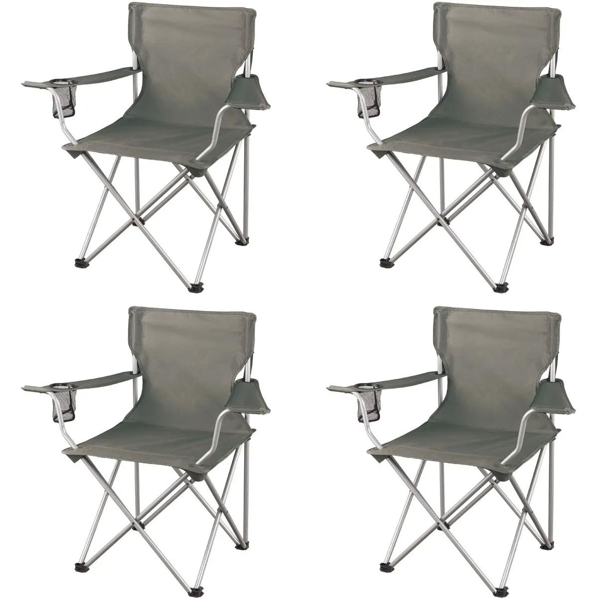 Ozark Trail Classic Folding Camp Chairs 4 Pack for $28