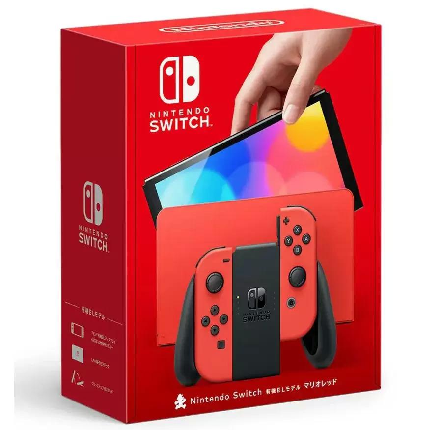 Nintendo Switch OLED Mario Red Edition Console System for $259.98 Shipped