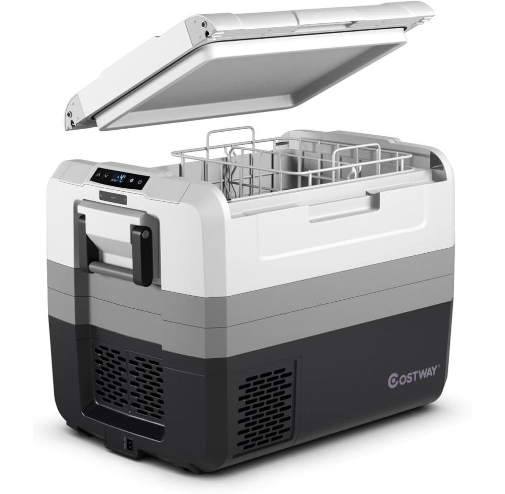 Costway Portable Car Refrigerator Travel Fridge for $223.02 Shipped