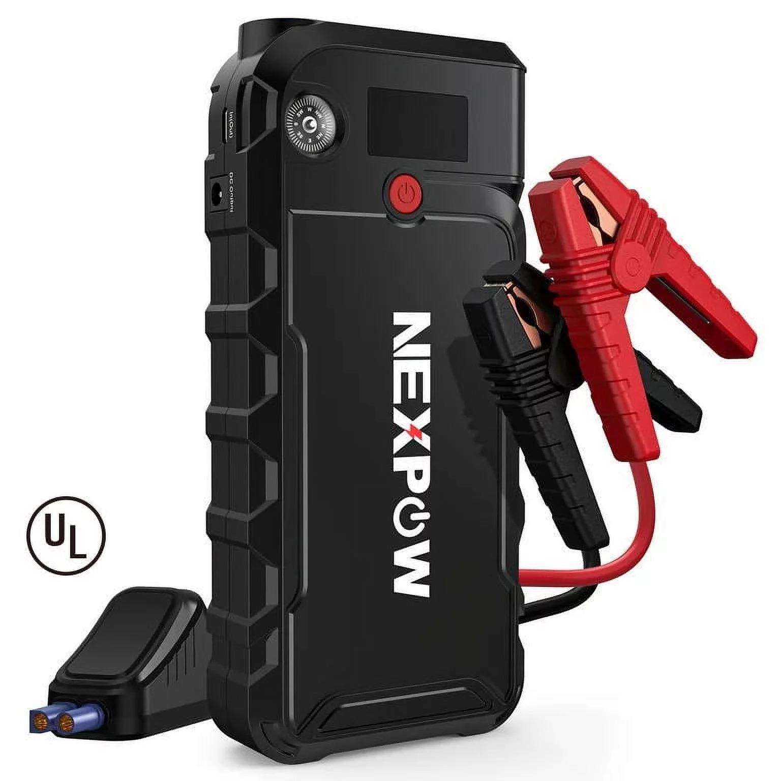 Nexpow 23800mAh 12v 3000a Peak Car Jump Starter for $38 Shipped