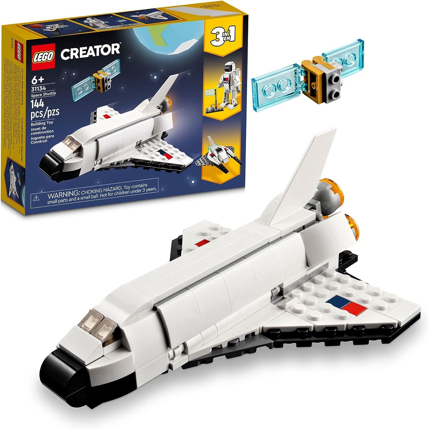 Lego Creator 3-in-1 Space Shuttle Building Kit 31134 for $7.99
