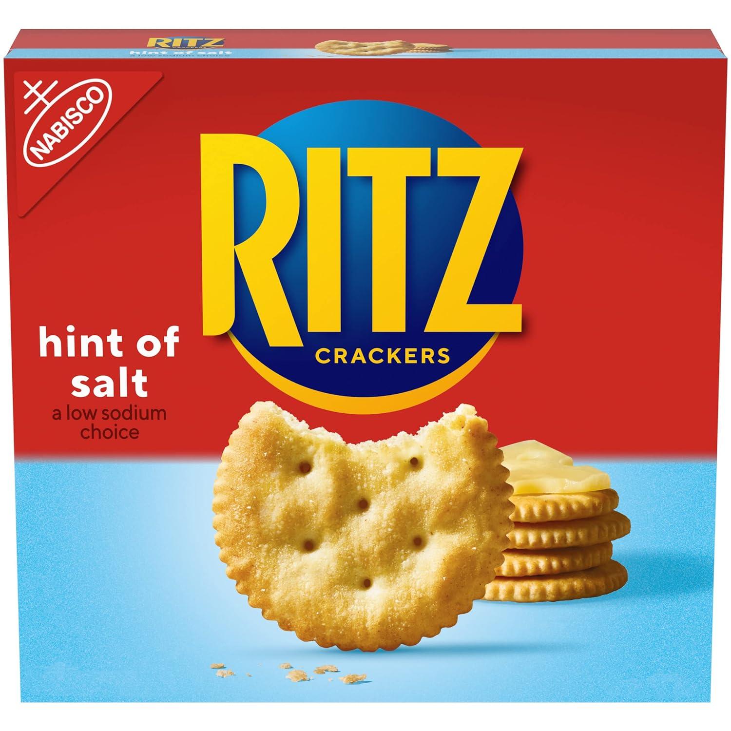 RITZ Hint of Salt Crackers for $1.99